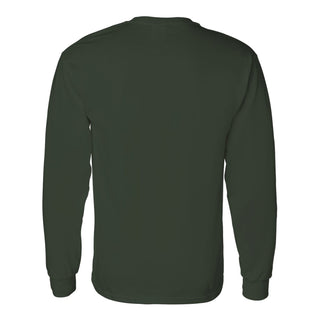 Michigan State University Spartans Arch Logo Hockey Long Sleeve T Shirt - Forest