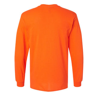 University of Illinois Fighting Illini Primary Logo Cotton Long Sleeve T-Shirt - Orange