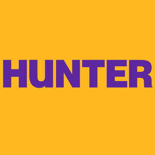 Hunter College Hawks Basic Block T Shirt - Gold