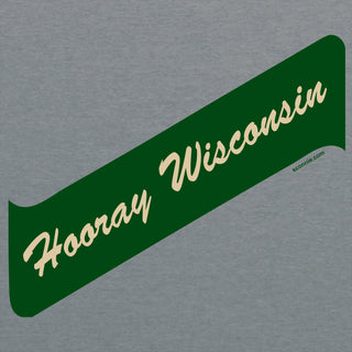 Hooray Wisconsin - Milwaukee Triblend T-Shirt - Athletic Grey