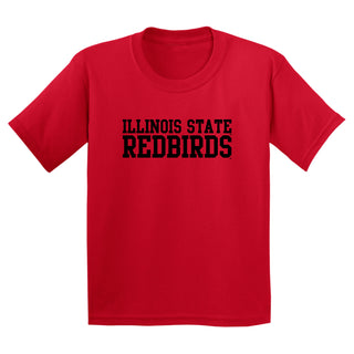 Illinois State Redbirds Basic Block Youth T-Shirt - Red