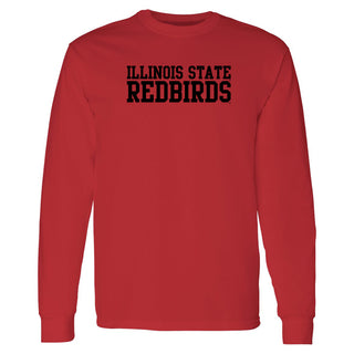 Illinois State Redbirds Basic Block Long Sleeve T-Shirt - Red