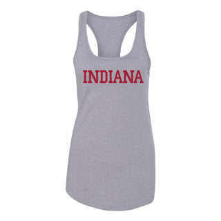 Indiana Basic Block Womens Racerback Tank