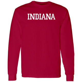 Indiana Hoosiers Basic Block Long Sleeve T-Shirt