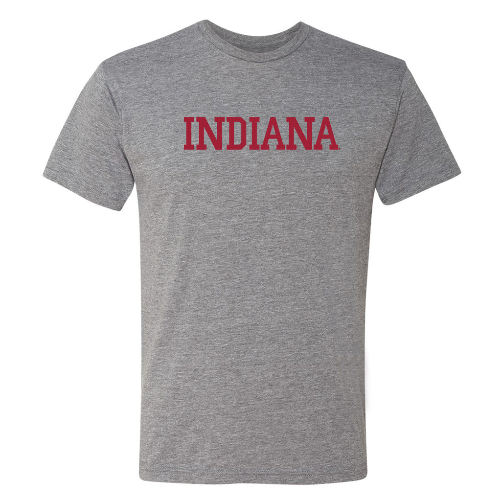 Indiana Basic Block NLA Triblend T-Shirt - Premium Heather ...