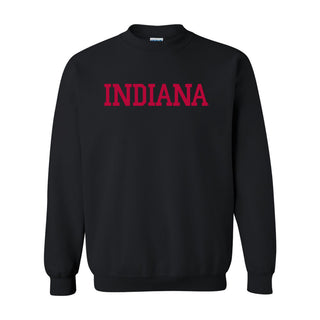 Indiana Hoosiers Basic Block Crewneck