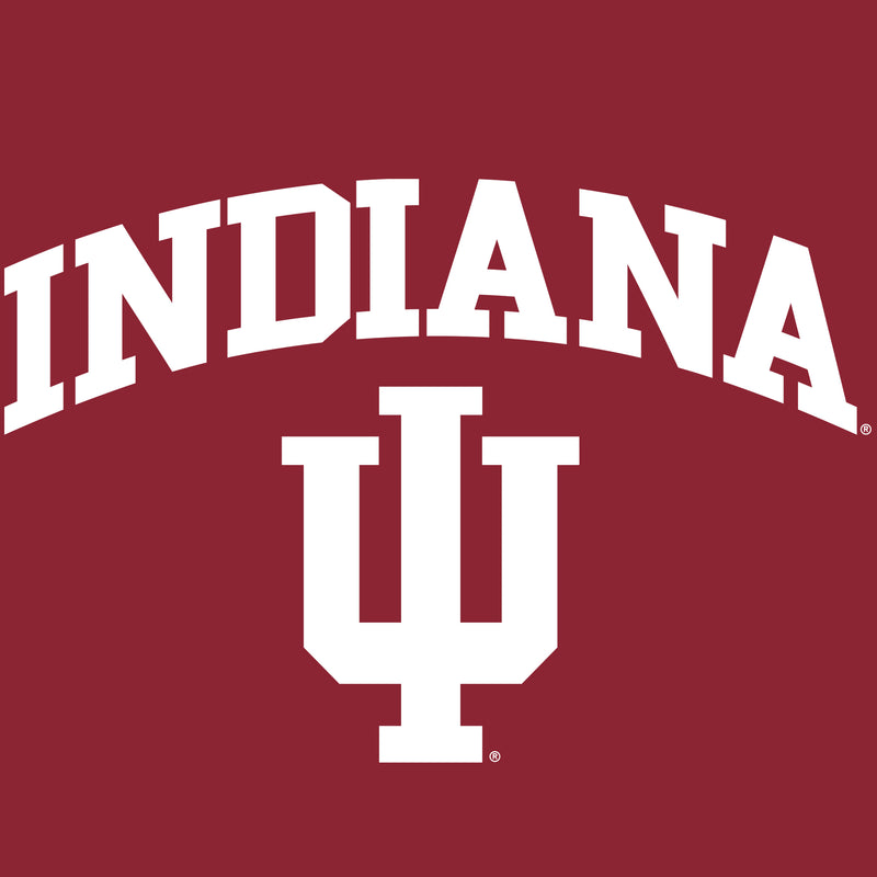 Indiana Hoosiers Arch Logo Crewneck Sweatshirt - Cardinal