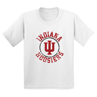 Indiana Distressed Circle Logo Youth T-Shirt