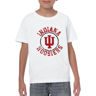 Indiana Distressed Circle Logo Youth T-Shirt