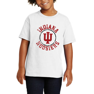 Indiana Distressed Circle Logo Youth T-Shirt