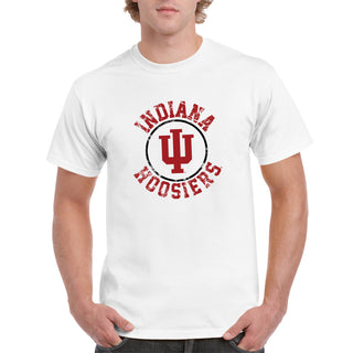 Indiana Hoosiers Distressed Circle Logo T-Shirt