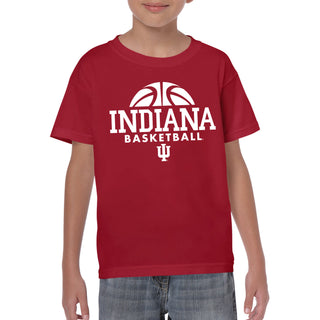 Indiana Hoosiers Basketball Hype Youth T-Shirt - Cardinal