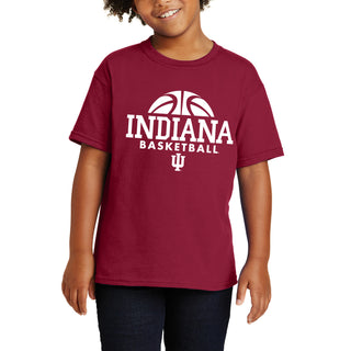 Indiana Hoosiers Basketball Hype Youth T-Shirt - Cardinal