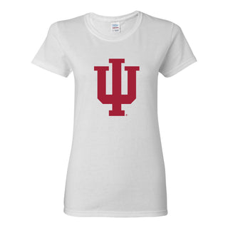 Indiana Hoosiers Primary Logo Womens T-Shirt - White