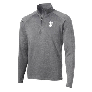 Indiana Trident EMB LC Stretch 1/4-Zip - Charcoal Grey Heather