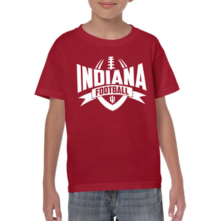 Indiana Hoosiers Football Rush Youth T-Shirt - Cardinal