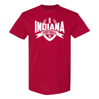 Indiana University Hoosiers Football Rush Short Sleeve T-Shirt - Cardinal