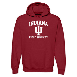 Indiana University Hoosiers Arch Logo Field Hockey Hoodie - Cardinal