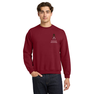 Indiana Classic Circle Bison Crewneck - Cardinal