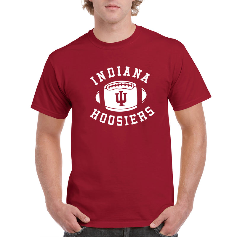Indiana Hoosiers Football Block T-Shirt - Cardinal