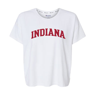 Champion Indiana Arched Women's Sport Soft Touch T-Shirt - White