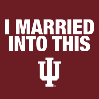 Indiana Married Into This Jersey T-Shirt - Cardinal