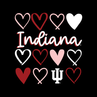 Indiana Hearts Toddler T-Shirt - Black
