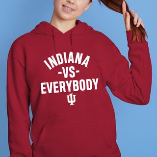 Indiana Vs Everybody Hoodie - Cardinal