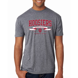 Indiana Ribbon Flight NLA Triblend T-Shirt - Premium Heather