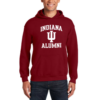 Indiana Arch Logo Alumni Hoodie - Cardinal