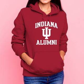 Indiana Arch Logo Alumni Hoodie - Cardinal