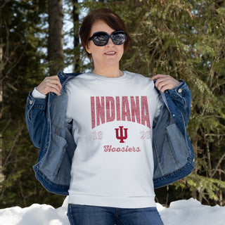 Indiana Giving Noise JA BTB Fleece Crewneck - White