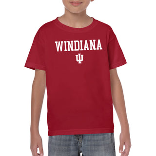 WINdiana Block Youth T-Shirt - Cardinal