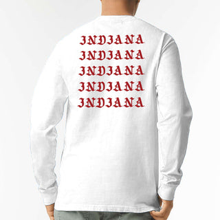 I Feel Like A Hoosier Long Sleeve - White