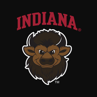 Indiana Bison Head LC EMB Full Zip Hoodie