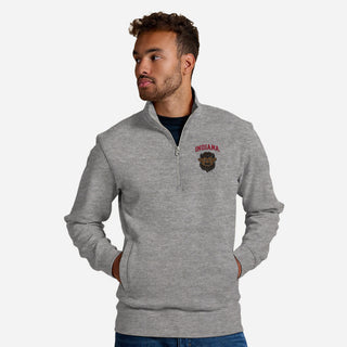 Indiana Bison Head LC EMB JA BTB 1/4-Zip Sweatshirt
