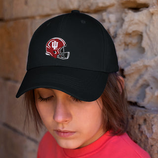Indiana Football Helmet EMB Hat