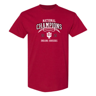 Indiana 2025 Football Champions Horizon Arch T-Shirt - Cardinal
