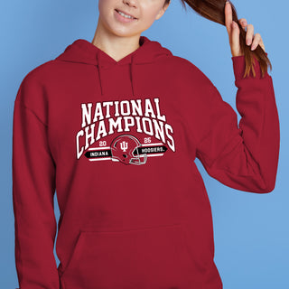 Indiana 2025 Football Champions Glorious Hoodie - Cardinal