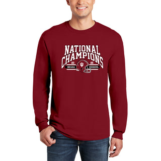 Indiana 2025 Football Champions Glorious Long Sleeve - Cardinal