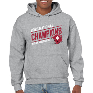 Indiana 2025 Football Champions Action Play Hoodie