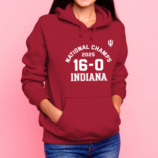 Indiana National Champions 2025 16-0 Hoodie