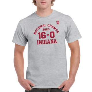 Indiana National Champions 2025 16-0 T-Shirt