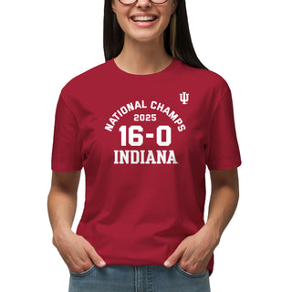 Indiana National Champions 2025 16-0 T-Shirt