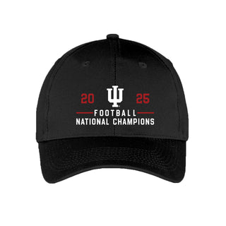 Indiana 2025 Football Champions Simple Path Six-Panel Twill Cap