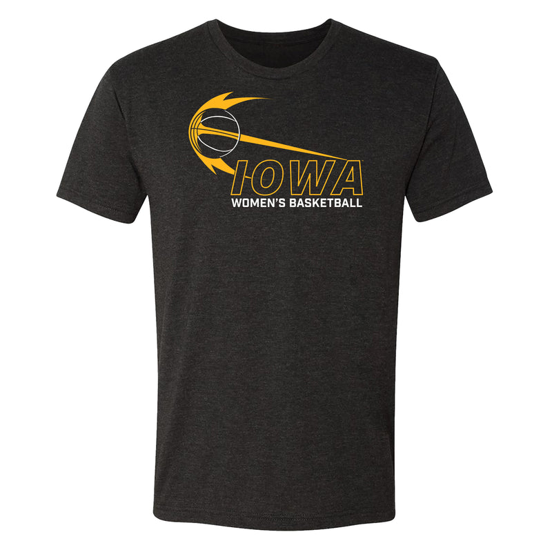 Iowa Women's Basketball Launch Triblend T-Shirt - Vintage Black