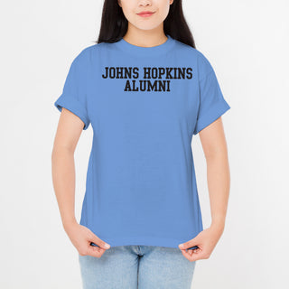 Johns Hopkins Alumni Block T-Shirt - Carolina Blue