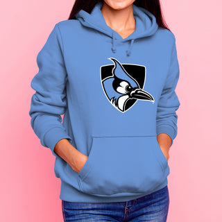 Johns Hopkins Blue Jays Primary Logo Hoodie - Carolina Blue