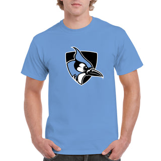 Johns Hopkins Blue Jays Primary Logo T-Shirt - Carolina Blue