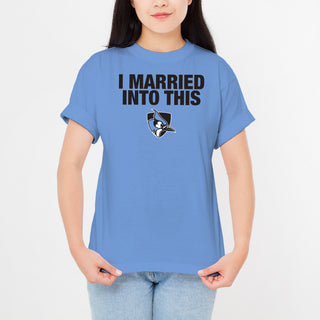 Johns Hopkins I Married Into This T-Shirt - Carolina Blue